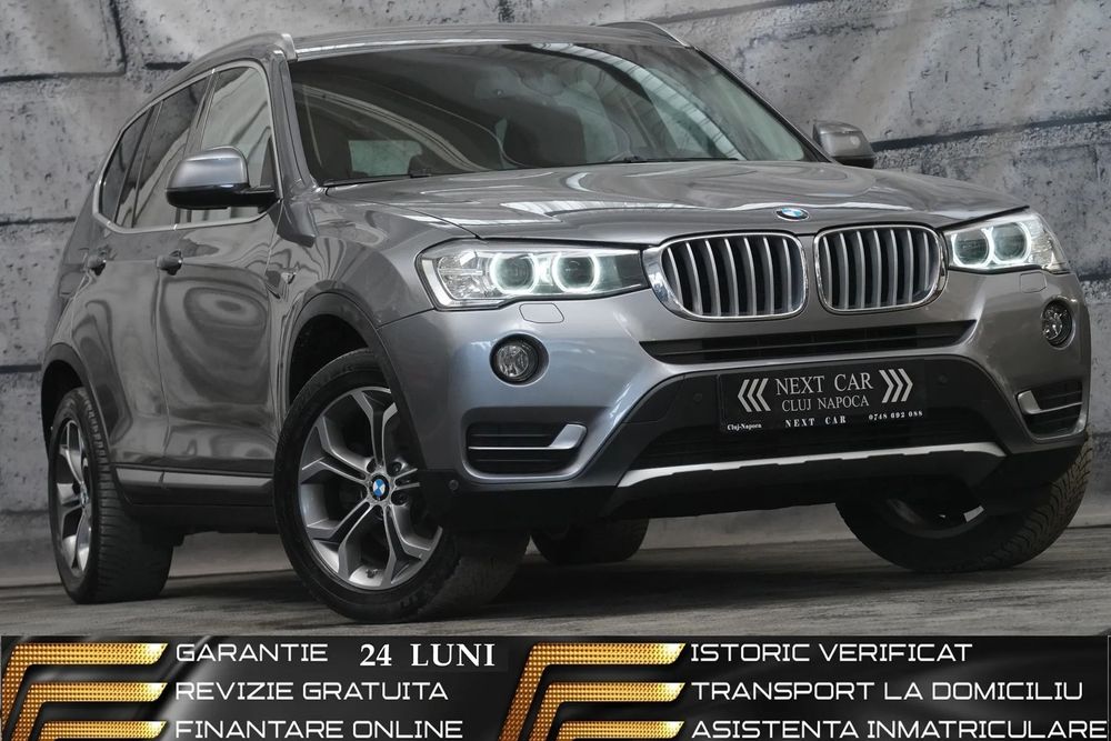 BMW X3 GARANTIE 24LUNI*RATE*190Cp*4x4*Automat*Navi*Piele*Led*Camera*Incalzire