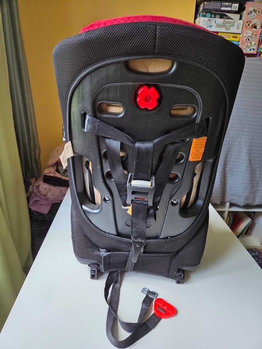 Детско столче за кола Lorelli Solero, Isofix, 9-36kg, червено/черно