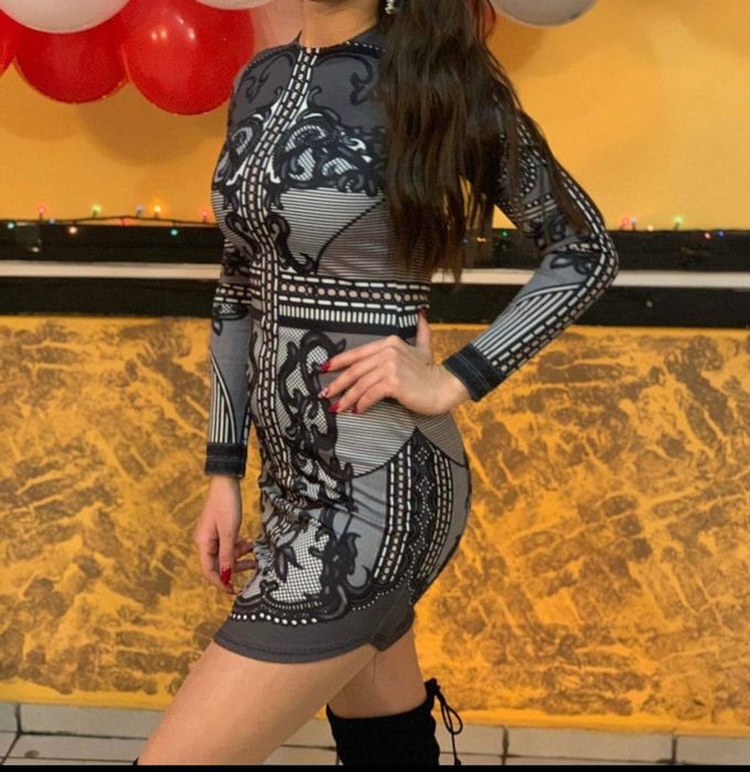 Къса рокля С-М размер