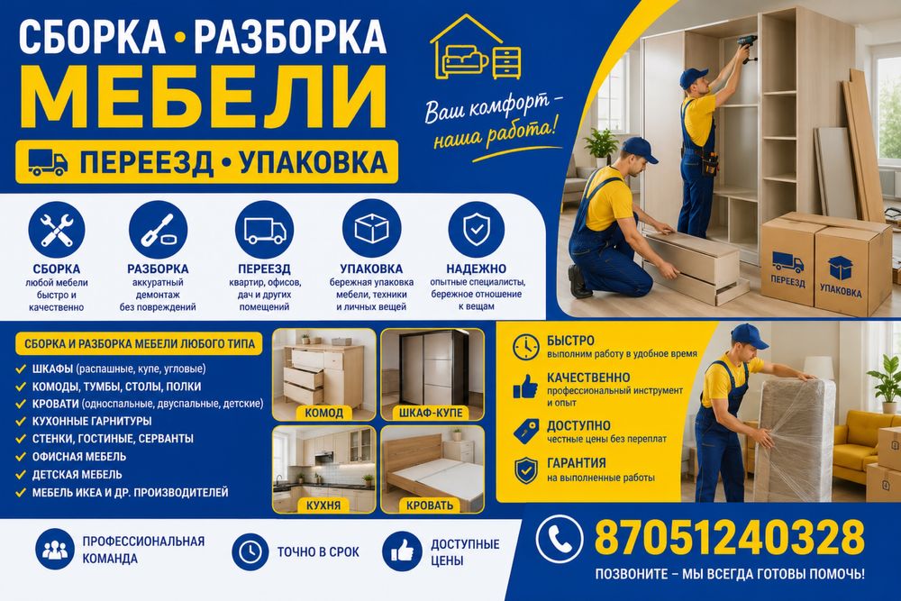 Сборка мебели Разборка Мебели Сборщик Мебельщик