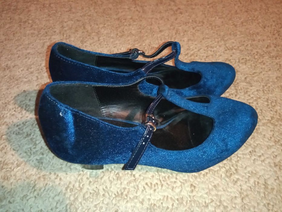 pantofi dama catifea