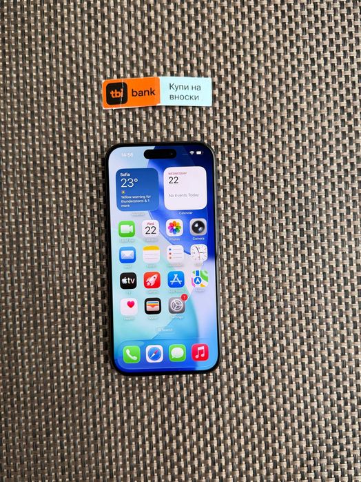 100% Battery! 1Tb! iPhone 15 PRO Лизинг от 28€/мес / Black Titanium / КАТО НОВ! 1000gb