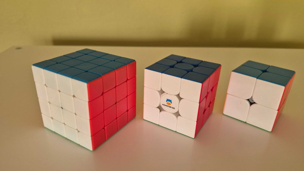 Colectie cuburi rubice speed cubing rubicks rubic rubik puzzle IQ cube ...