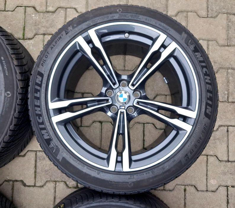 Jante BMW M pe 19 Diamond Cut 8 G14 G15 5 G30 3G20 anvelope vara roti jenti