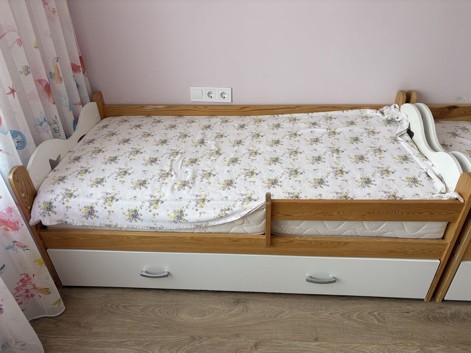 Детски легла с вкл. кокосов матрак 80/160