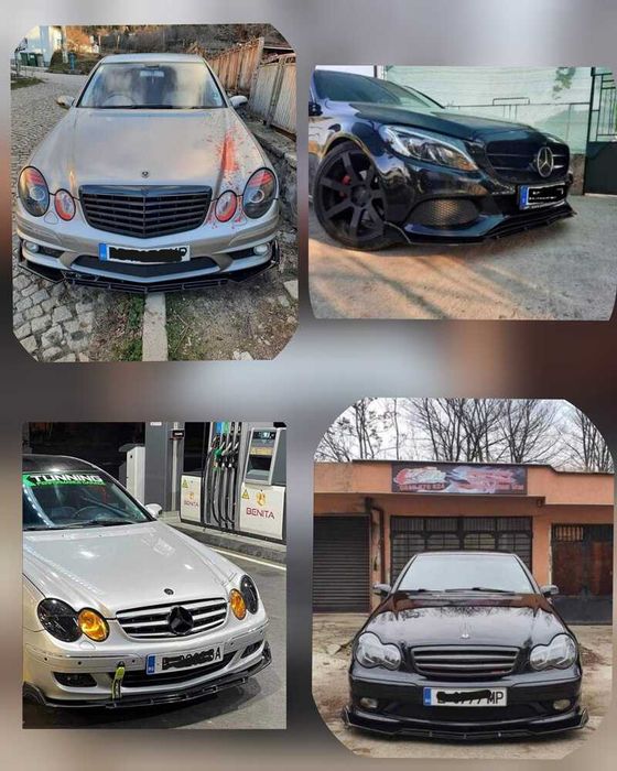 Универсален лип спойлер за предна броня Гланц / Universal Lip Spoiler