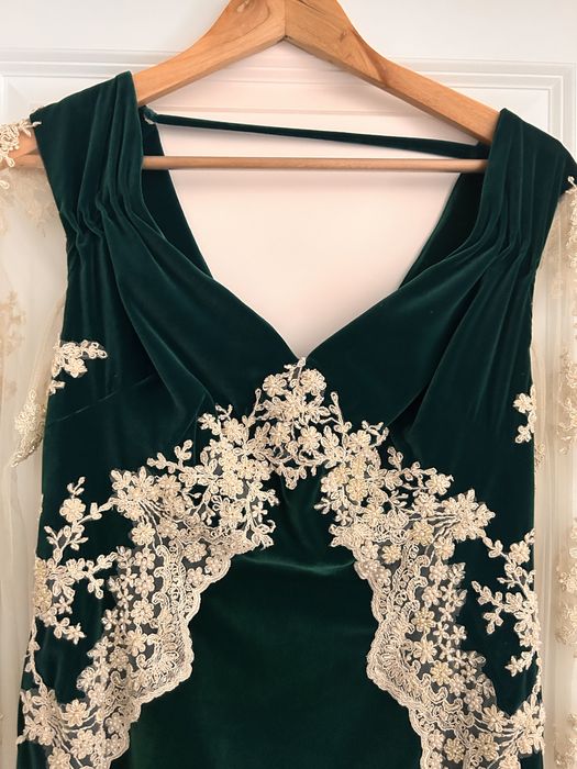 Rochie de gala verde smarald