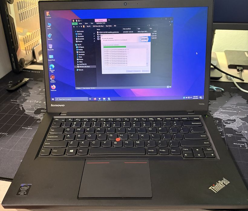 Vand Laptop Lenovo Thinkpad T440S, diagonala 14.0 inch ", Full HD, 8 GB Ram, 128GB SSD WIN 10 Pro&Office 2021
