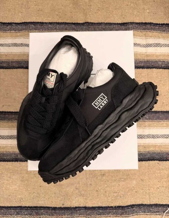 Maison Mihara Yasuhiro "Larry" OG Sole Canvas Low-top Sneaker Black