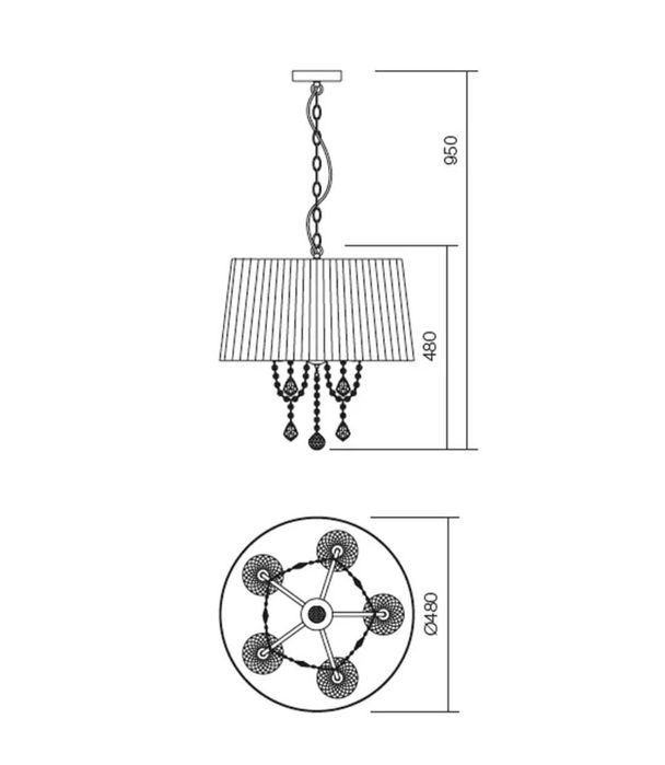 Lustra de cristal, noua