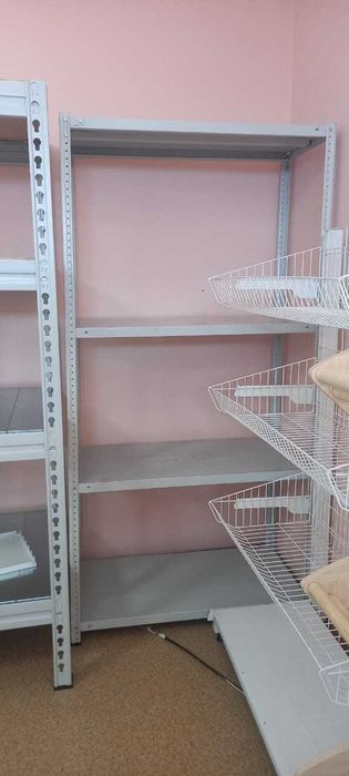 стеллаж витрины полки