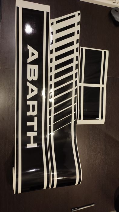 Set autocolant linii sport Fiat 500