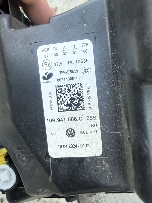 Оригинален Десен Фар за VW ID.3 (2019+) Full LED – 10B.941.006.C