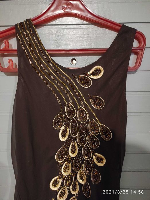 Платье вечернее  с накидкой