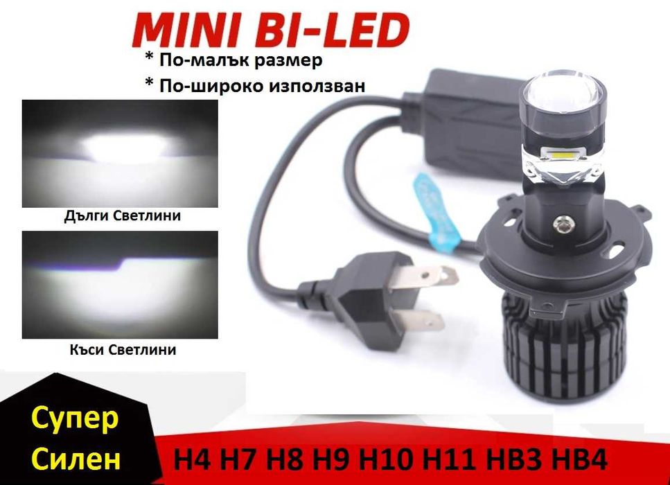 Лед Крушки Bi-LeD mini *CANBUS* +Подарък Led T10