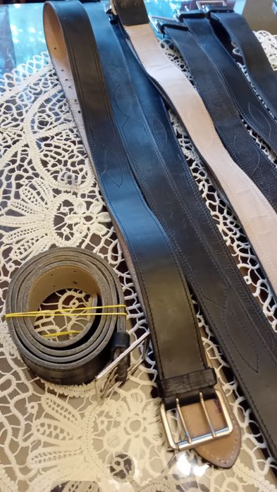 Centura militara din piele si kinga