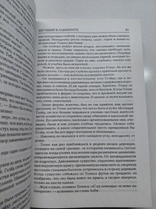 Книга "Бегущий в лабиринте"