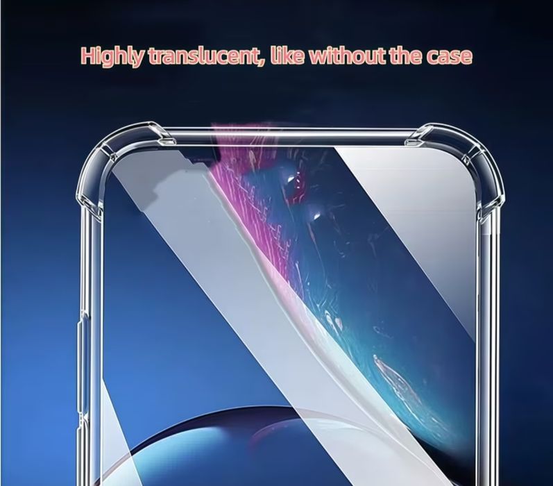 Honor 600lite прозрачен TPU ударо-устойчив кейс