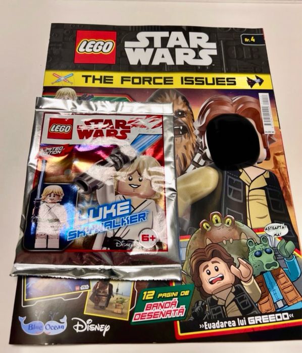 Revista Lego Star Wars Luke Skywalker