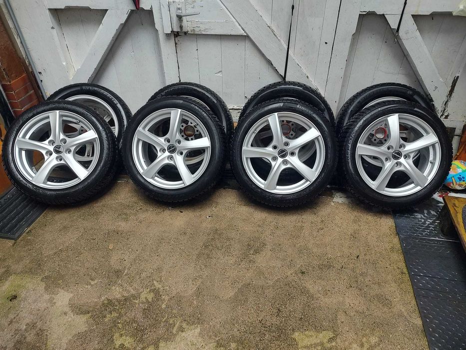 Лети джанти 17" 5х112 зимни гуми 195/55/17