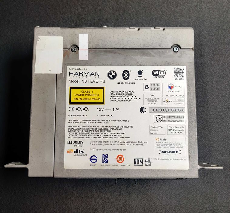 Navigatie BMW NBT EVO B209 HW 2.1 APIX 2, FM, GPS, 4GB - G Series