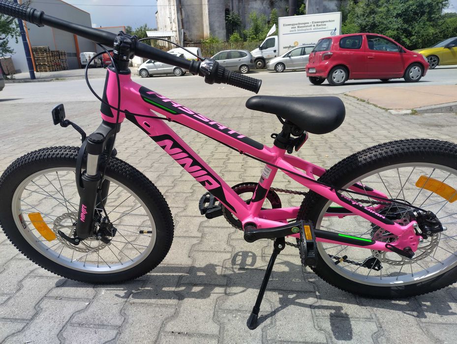 BG Алуминиев велосипед 20" NINJA розов