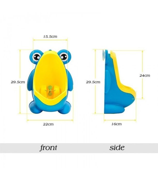Писоар за деца под формата на жабка