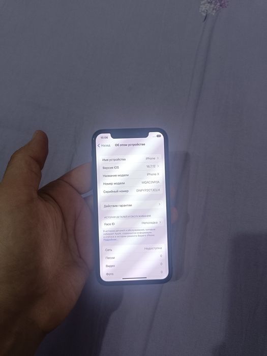 Apple Iphone X 64GB Black Original Igravoy Flagman Holati Ideal Yaxshi