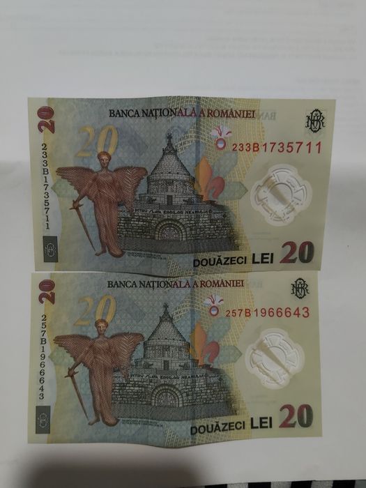Bancnote de 20 de lei Ecaterina Teodoroiu