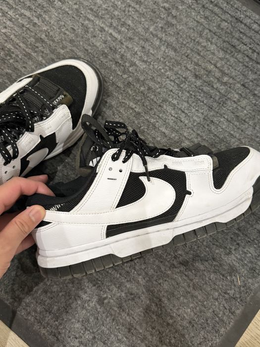 Nike dunk jumbo черно-белые