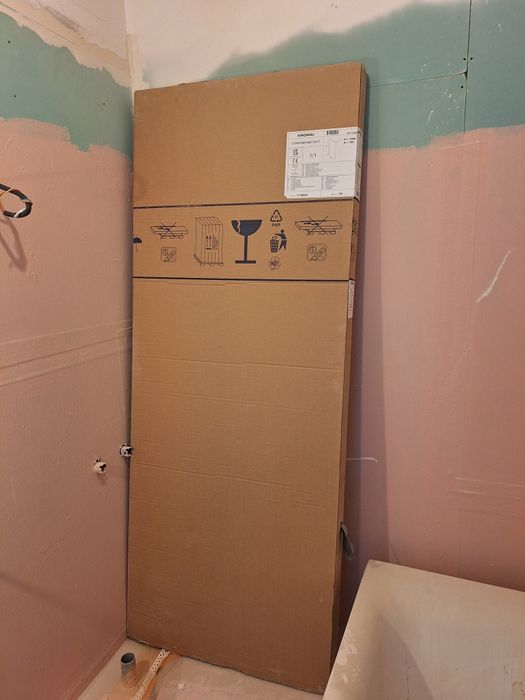 Vand paravan de dus walk-in Ronal 70 x 200 cm sticla securizata de 6mm