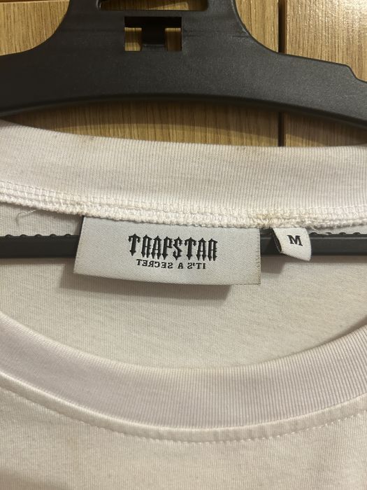 Tricou trapstar alb cu albastru nou