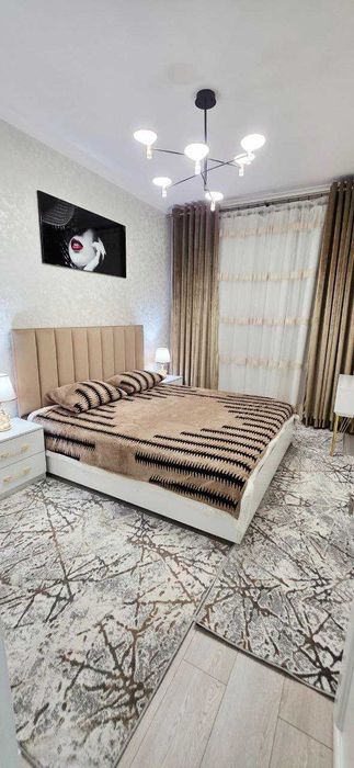 ЖК Salamatina 2 комнатная квартира ЕВРО ремонт 57м2 с обстановкой