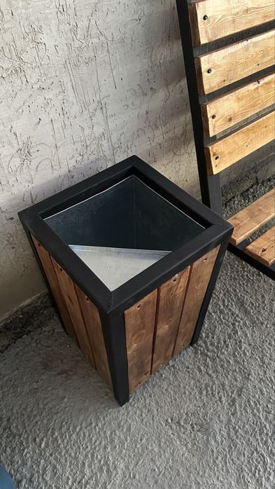 Скамейка урна для двора