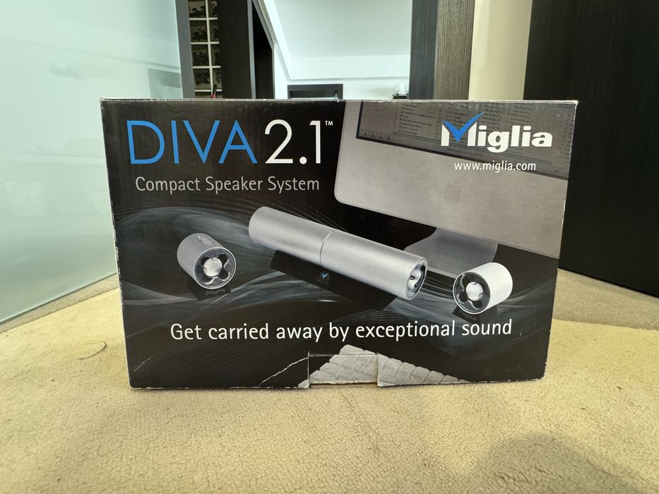 Miglia DIVA 2.1 | Sistem sunet compact cu subwoofer