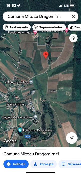 Vând  parcele de teren construcții  de 5-6 sau 7 ari Dragomirna