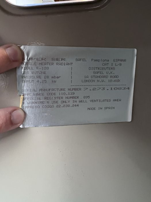 Газова печка за отопление