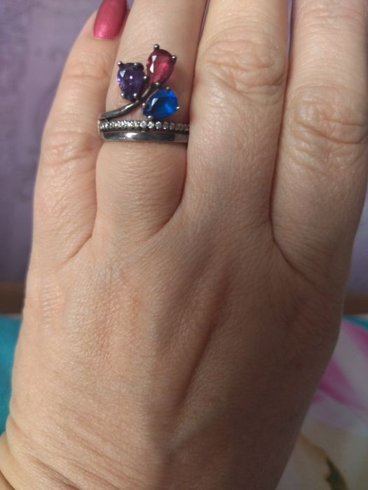 Серебренное кольцо 925 пробы