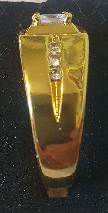 Ghiul/inel de lux placat cu aur