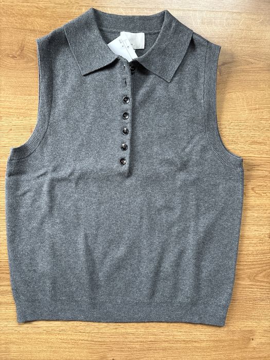 НОВ! Къс пуловер от памучна смес