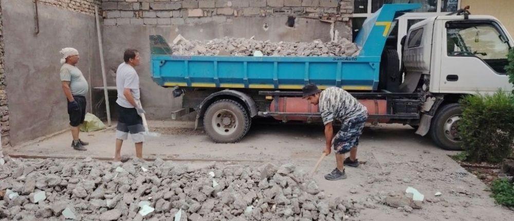 Isuzu samasval qurilish chiqindisi olib ketish xizmati