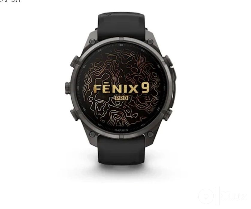 Смарт-часы Garmin Fenix 9 Pro (Carbon Gray DLC Titanium) 47 мм