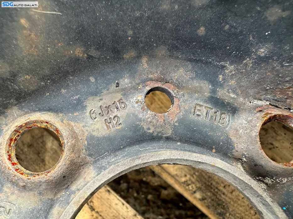 Set 4 Jante Roti Tabla 15 R15 Citroen Berlingo 2002 - 2008 Cod 2150740 [X4046]