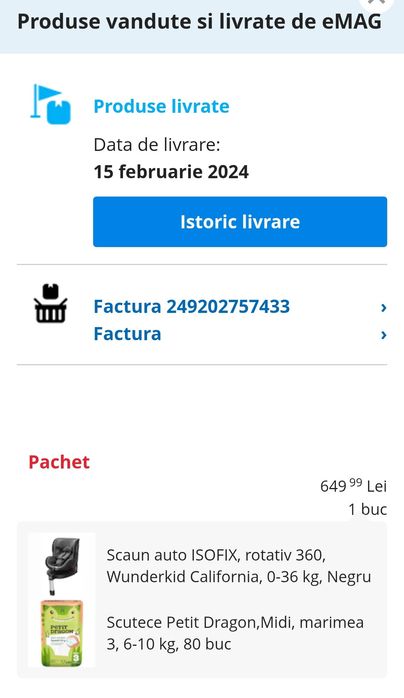 Tricicleta 4 in 1 rotativa cu pozitie de somn Little Bird Grii