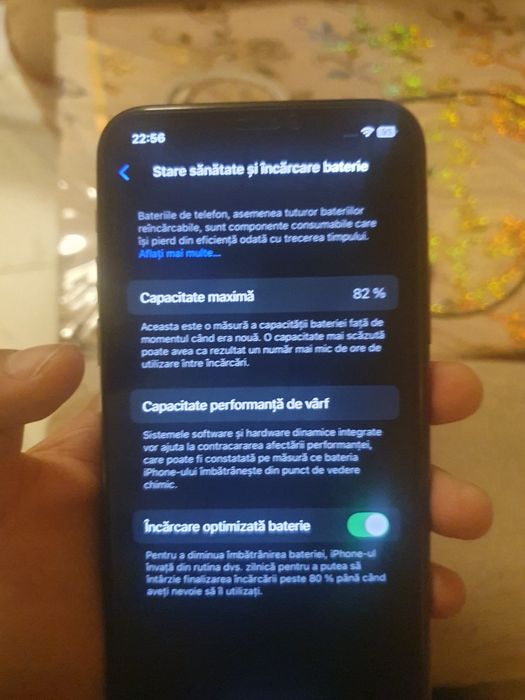 Iphone 11 pro stare fb 10 din 10 cu folie baterie 82