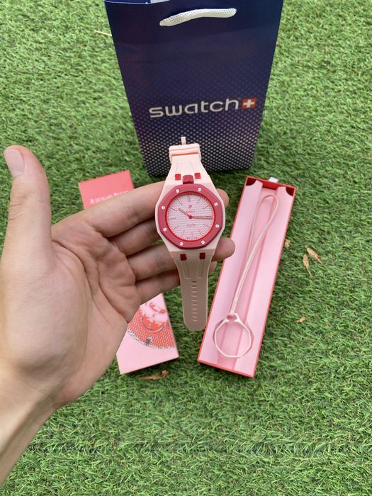 Ap X Swatch royal pop Otto Rosso Full Box