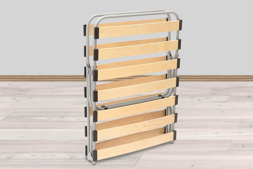 Кровать раскладная ртопедическая. Раскладушка Nika (Россия)