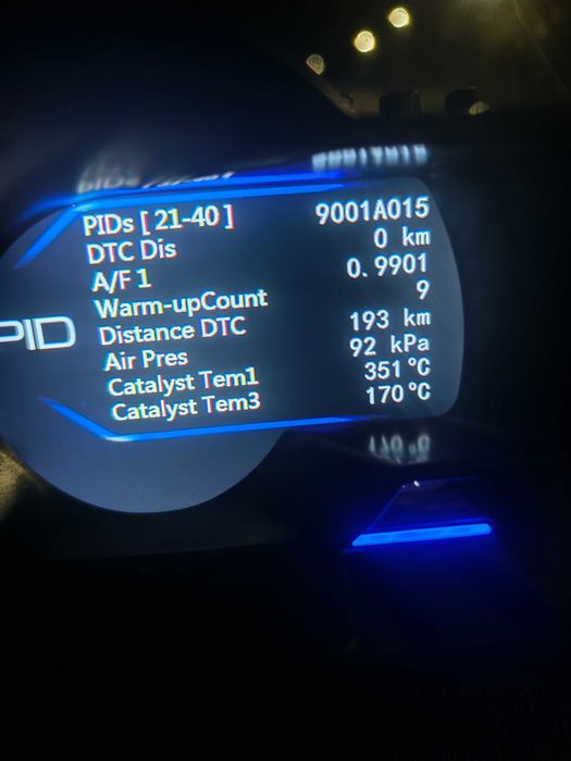 1г. ГАРАНЦИЯ A501 Car HUD OBD2 Километраж Бордови Компютър Турбо Уред Температура Масло Температура Обороти Диагностика Трип Компютър Дисплей OBD 2