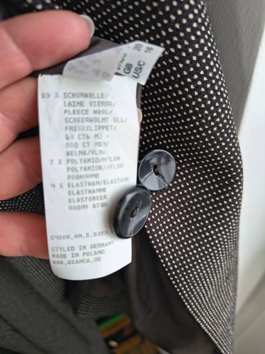Costum femei cu pantaloni din lână