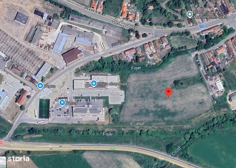 Teren intravilan 15000 mp, pretabil retail, comercial, Mall, Rupea